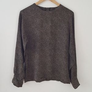Vintage 80s Anne Klein Silk blouse